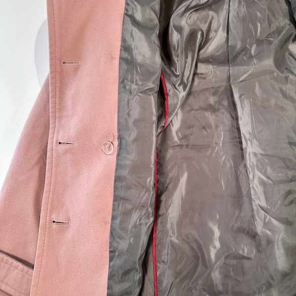 Thread & Supply peacoat warm layering tailored fit double breasted blush M - Picture 9 of 14